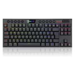 Teclado Mecânico 80% Redragon Horus Black RGB Switch Brown