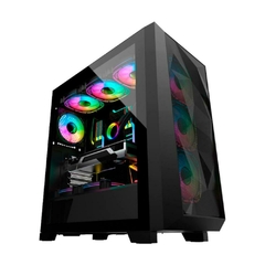 Gabinete Gamer Hayom Full Tower GB1770 *Com 4 Fans Led Rgb Controlável* - E-ATX, ATX, Micro-ATX e Mini-ITX