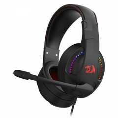 Headset Gamer Redragon Cronus Black Led RGB P2 C/ Adaptador P3 (Pega em Todas as Plataformas)