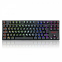 Teclado Mecânico 80% Redragon Kumara Pro Black RGB Bluetooth/Wireless Recarregável Switch Brown