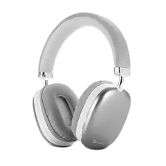 Headphone Bluetooth GT Max Prata BT 5.3 - Autonomia 12H - Alcance 10M - Entrada MicroSD/AUX