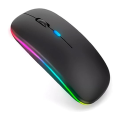 Mouse Sem Fio Usb Wireless 2.4ghz 1600 Dpi com Led RGB Knup - KP-MU013 10M