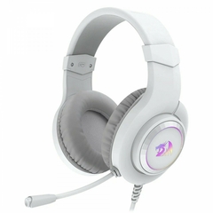 Headset Gamer Redragon Hylas USB Surround 7.1 Branco H371W Led RGB