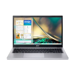 Notebook Acer A315-510P-34XC Intel Core i3 12ger N305 8GB SSD NVMe 256GB Tela 15.6” Full HD Windows 11 Home Prata