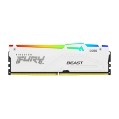 Memória Gamer DDR5 16GB 5600MHz Kingston FURY Beast White KF556C40BWA-16