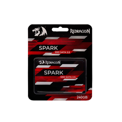 SSD 240GB Redragon Spark Sata III Leitura 530MB/S Gravacao 400MB/S - 1 Ano de Garantia - comprar online