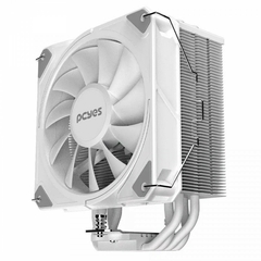 Air Cooler PCYES Frost Pulse White Ghost 120mm Intel/AMD LGA 1700 | AM5 HeatPipe:4 (6mm) TDP: 180W - PEFPWG