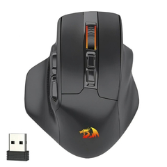 Mouse Gamer Redragon Bullseye Pro RGB Wireless Bluetooth 26000 DPI 7 Botões Programáveis Black M806RGB-PRO