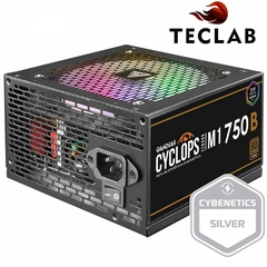 Fonte ATX 750W PFC Ativo 80 Plus Bronze Gamdias Cyclops M1-750B Led RGB - 3 Anos de Garantia