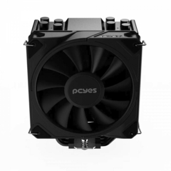 Air Cooler PCYES Frost Pulse Black Vulcan 120mm Intel/AMD LGA 1700 | AM5 HeatPipe: 4 (6mm) TDP: 180W - PEFPBV - comprar online