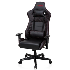 Cadeira Gamer Reclinável GT Black com Almofadas de Pescoço e Lombar | GT Gamer