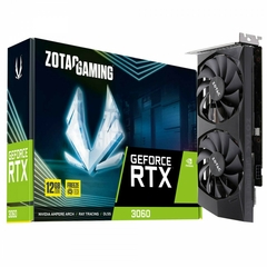 Placa De Vídeo Nvidia Geforce RTX 3060 12GB GDDR6 Zotac Gaming DLSS Ray Tracing 192 Bits (3 Display Port, 1 HDMI) ZT-A30600P-10M - comprar online