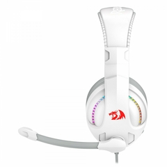 Headset Gamer Redragon Cronus White Led RGB P2 C/ Adaptador P3 (Pega em Todas as Platafor - comprar online