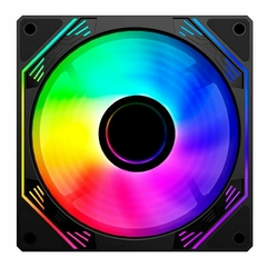 Kit 3 Cooler Fan Hayom 120mm Ventoinhas FC1308 RGB Preto c/ Controladora e Controle - comprar online