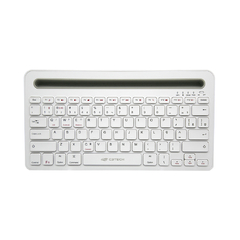 Teclado s/ Fio Conector Usb e Bluetooth C3tech K-BT100WH Branco - comprar online