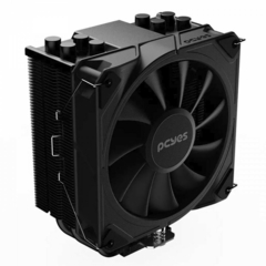 Air Cooler PCYES Frost Pulse Black Vulcan 120mm Intel/AMD LGA 1700 | AM5 HeatPipe: 4 (6mm) TDP: 180W - PEFPBV na internet