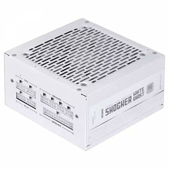 Fonte ATX 500W Real PFC Ativo 80 Plus White Pcyes Shocker Full Modular - White Ghost - FM500WWG - comprar online