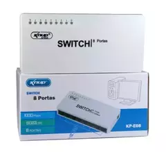 Switch 8 Portas Knup KP-SW106 10/100/1000Mbps na internet