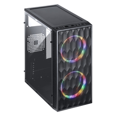 Gabinete Gamer Vinik Wave Preto c/ 2 Fans RGB Micro-ATX e Mini-ITX - Ggwacbk - comprar online