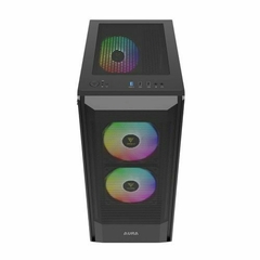 Gabinete Gamer Gamdias Aura GC6 Black *Com 3 Fans RGB* - ATX, Micro-ATX e Mini-ITX - comprar online