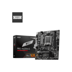 Placa Mãe AM5 A620 DDR5 c/ M.2 e 2 Slot de Memória MSI A620M-E 911-7E28-001 na internet