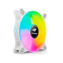 Cooler Fan F9-L160WH RGB 12CM White RGB C3Tech - comprar online