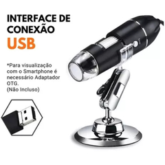 Microscópio Profissional Digital Zoom 1000x Usb Cam 2.0 Mp - comprar online