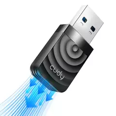 Adaptador Wi-Fi USB 3.0 Cudy WU1300S AC1300 Dual Band 5GHz 867Mbps 2.4GHz 400Mbps - comprar online