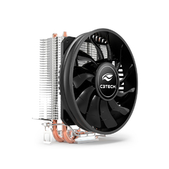 Air Cooler C3Tech FC-100BK 110mm Intel/AMD LGA1700 | AM4 HeatPipe: 2 (6mm) - FC-100BK - comprar online