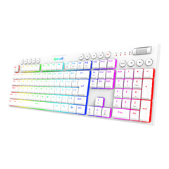 Teclado Gamer Mecânico Redragon Horus Led RGB White Switch Brown Low Profile K619W-RGB PT-BROWN - comprar online