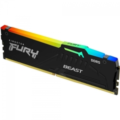 Memória Gamer DDR5 16GB 5600MHz Kingston FURY Beast Black KF556C40BWA-16 - comprar online