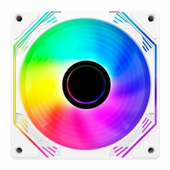 Kit 3 Cooler Fan Hayom 120mm Ventoinhas FC1309 RGB Branco c/ Controladora e Controle - comprar online