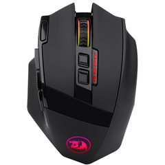 Mouse Gamer Redragon Sniper Pro Wireless 16.000 DPI RGB 9 Botões Programáveis Black M801P - comprar online