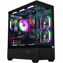 Gabinete Gamer Redragon Reflect Flow Black CA-606B ATX, Micro-ATX e Mini-ITX - comprar online