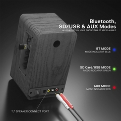 Caixa de Som Gamer Redragon Mouthpiece GS813 Stereo 2.0 USB 3.5mm/Bluetooth/SD Black - comprar online
