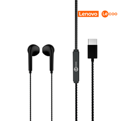 Fone de Ouvido Auricular USB C Lecoo EH104 Preto - comprar online