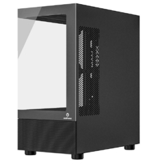 Gabinete Gamer OnePower Crystal CC-202B Preto *Sem Fan* - Micro-Atx e Mini-ITX - comprar online