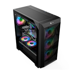 Gabinete Gamer Hayom Full Tower GB1770 *Com 4 Fans Led Rgb Controlável* - E-ATX, ATX, Micro-ATX e Mini-ITX - comprar online