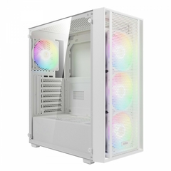 Gabinete Gamer Gamdias Aura GC2 Elite Vidro Temperado ATX Mid Tower RGB *Com 4 Fans* Sem Fonte White ATX, Micro-ATX, Mini-ITX - comprar online