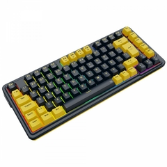 Teclado Mecânico 75% Redragon ELF Pro Black/Yellow RGB Switch Melt Gold na internet