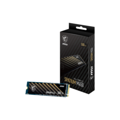 SSD M.2 NVMe 500GB MSI Spatium M450 PCIe 4.0 Leitura 3600MB/S Gravacao 2300MB/S - 5 Anos de Garantia na internet