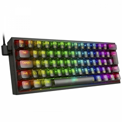 Teclado Mecânico 60% Redragon Fizz Clear RGB Switch Crystal na internet