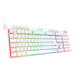 Teclado Gamer Mecânico Redragon Horus Led RGB White Switch Brown Low Profile K619W-RGB PT-BROWN na internet