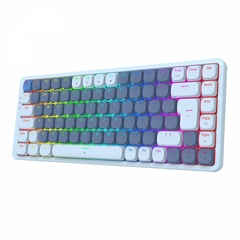 Teclado Mecânico Gamer Redragon Vili Led RGB Switch Brown Low-Profile na internet