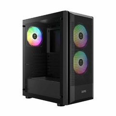 Gabinete Gamer Gamdias Aura GC6 Black *Com 3 Fans RGB* - ATX, Micro-ATX e Mini-ITX na internet