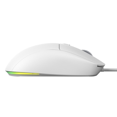 Mouse Gamer Pcyes Basaran White Ghost RGB 12.400DPI 6 Botões - Pmgbrwg na internet