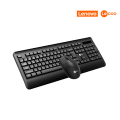 Kit Teclado + Mouse Sem Fio Lecoo KW202 Preto na internet