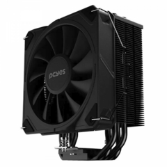 Air Cooler PCYES Frost Pulse Black Vulcan 120mm Intel/AMD LGA 1700 | AM5 HeatPipe: 4 (6mm) TDP: 180W - PEFPBV