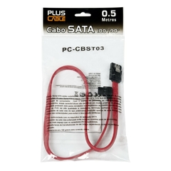 Cabo de Dados SATA II L90º 50cm OEM com Trava PlusCable PC-CBST03 na internet