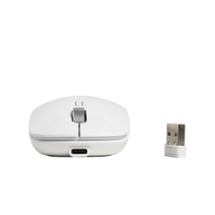 Mouse s/ Fio 2.4 Recarregável C3Tech M-W80WH Branco na internet